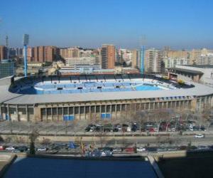yapboz La Romareda - Zaragoza Real Stadı -